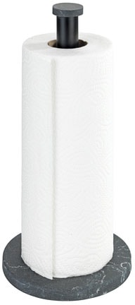 WENKO Küchenrollenhalter »Modell Marmor« freistehender Papierrollenhalter für die Küche, elegante Marmoroptik