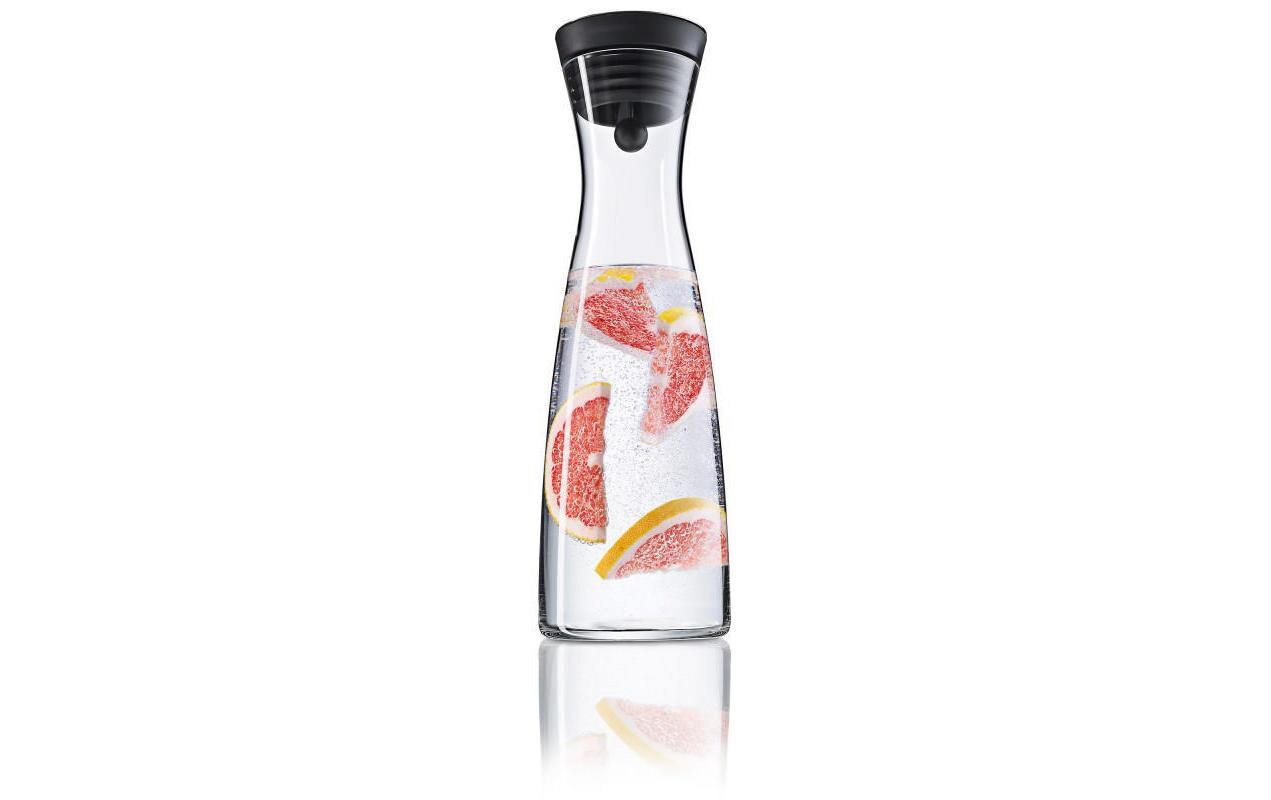 Karaffe Basic 1.5 l, Schwarz/TransparentWasserkaraffe öffnet und schliesst automatisch dank Close-Up Verschluss