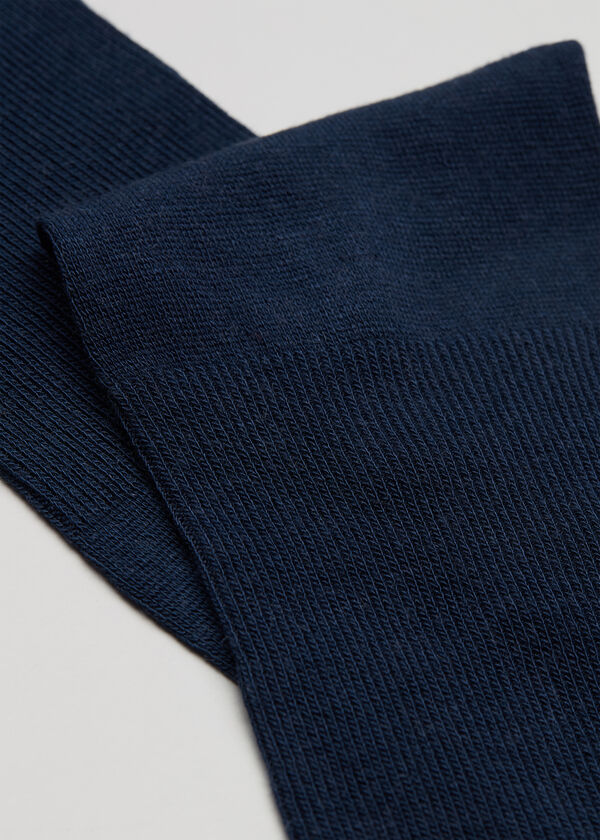 Meias compridas masculinas com cashmere