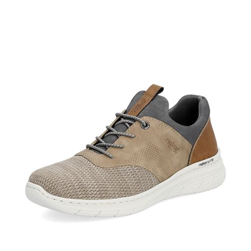 Rieker Knittech Sko, Pebble/Mud, 46