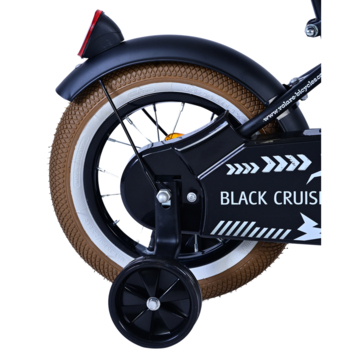De Volare Black Cruiser kinderfiets 12 inch