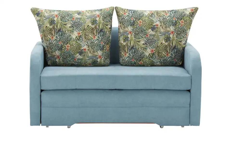Schlafsofa Iwo Rückenkissen Jungle White