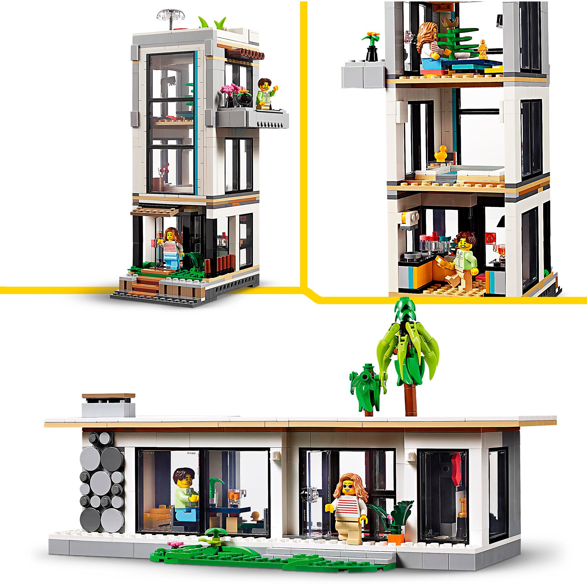 LEGO Konstruktionsspielzeug Creator 3-in-1 Modernes Haus