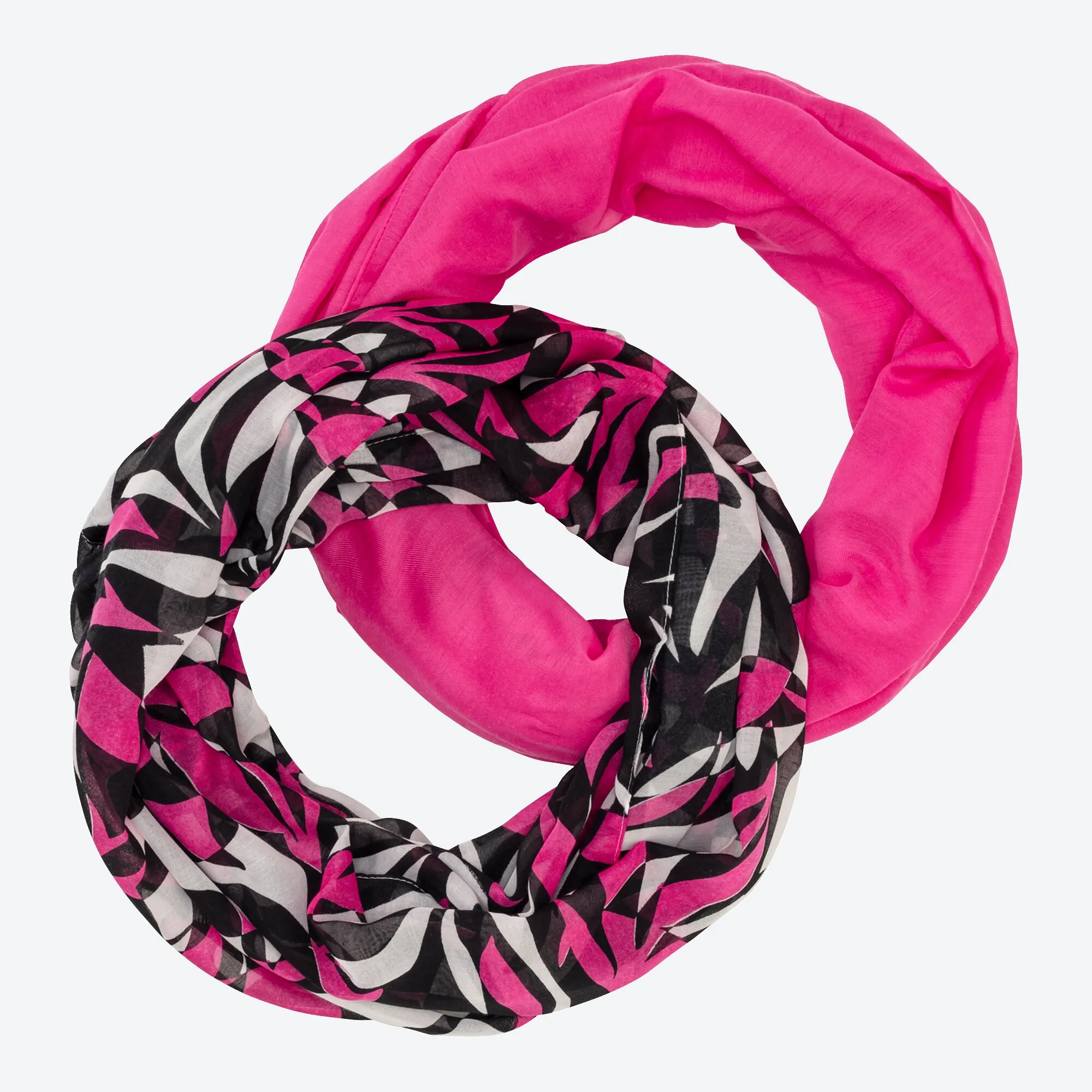 Damen-Loop-Schal, 2er-Pack, ca. 180x50cm