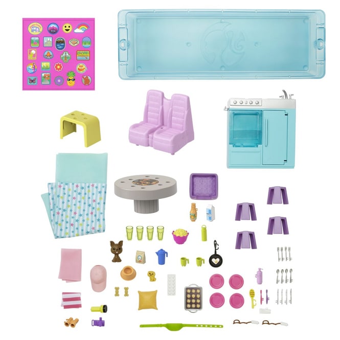 Barbie Super Abenteuer-Camper Fahrzeug