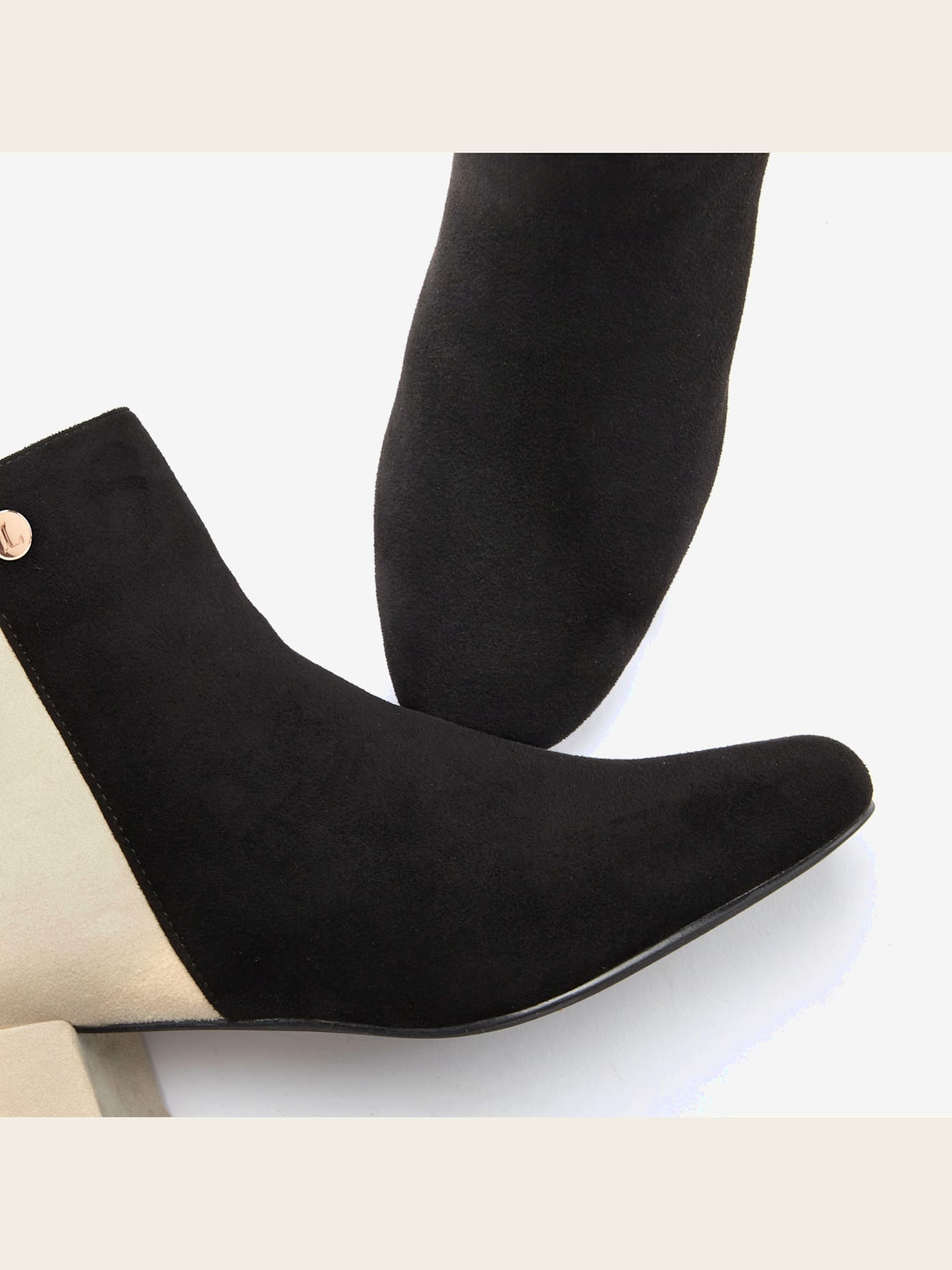 Bottines talon bottier confortable d'env. 4,5 cm