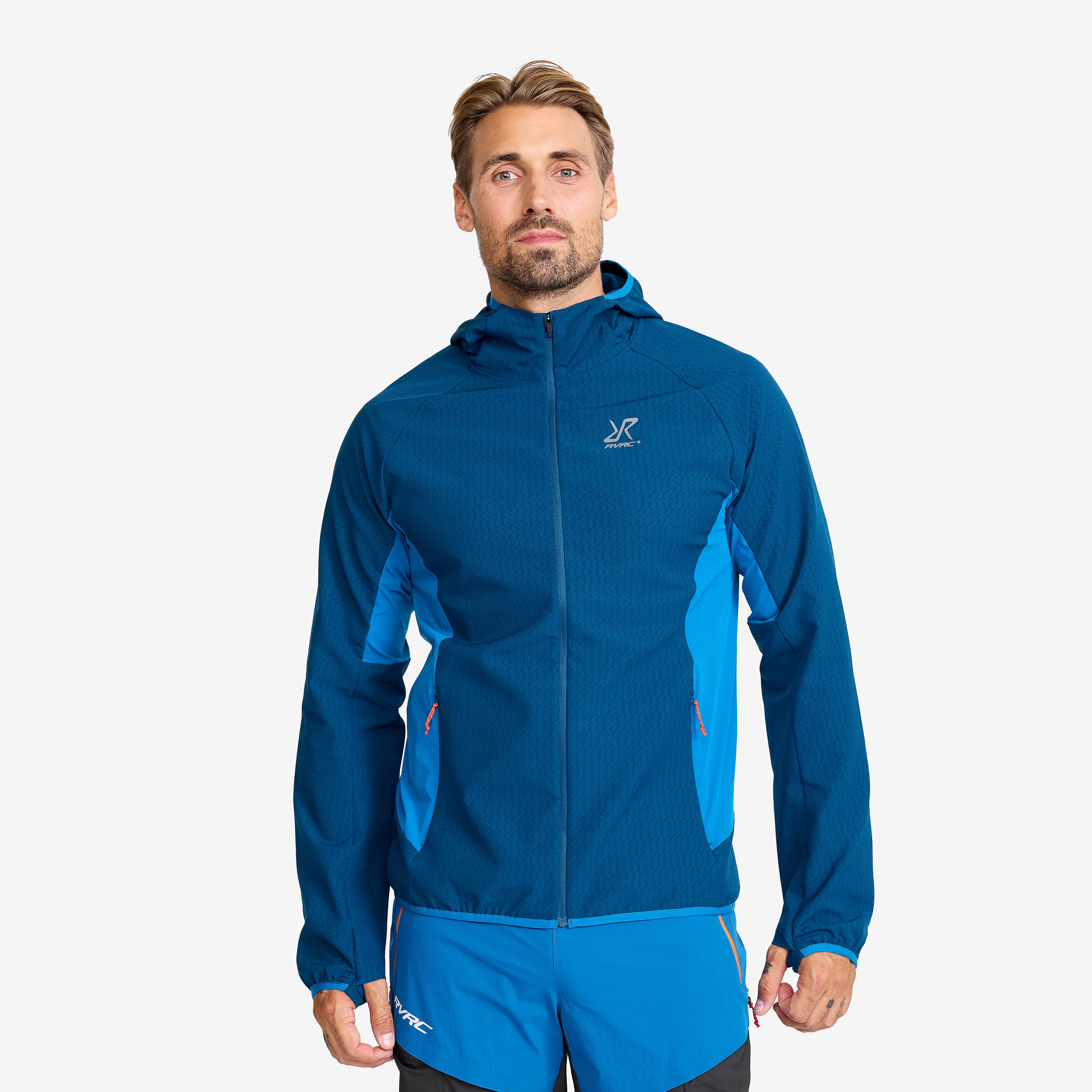 Distance Pro Wind Jacket Herre Imperial Blue/Blue Opal