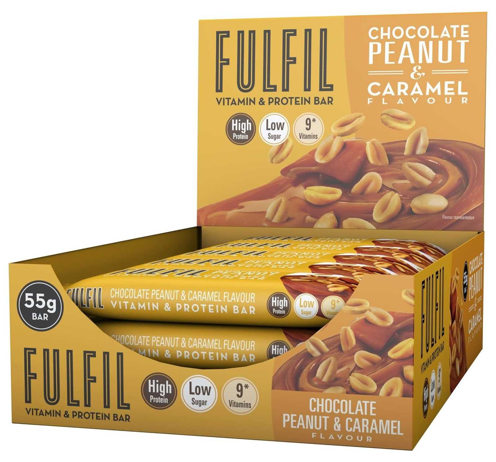Barra de Vitaminas e Proteínas Fulfil Nutrition Fulfil 55g