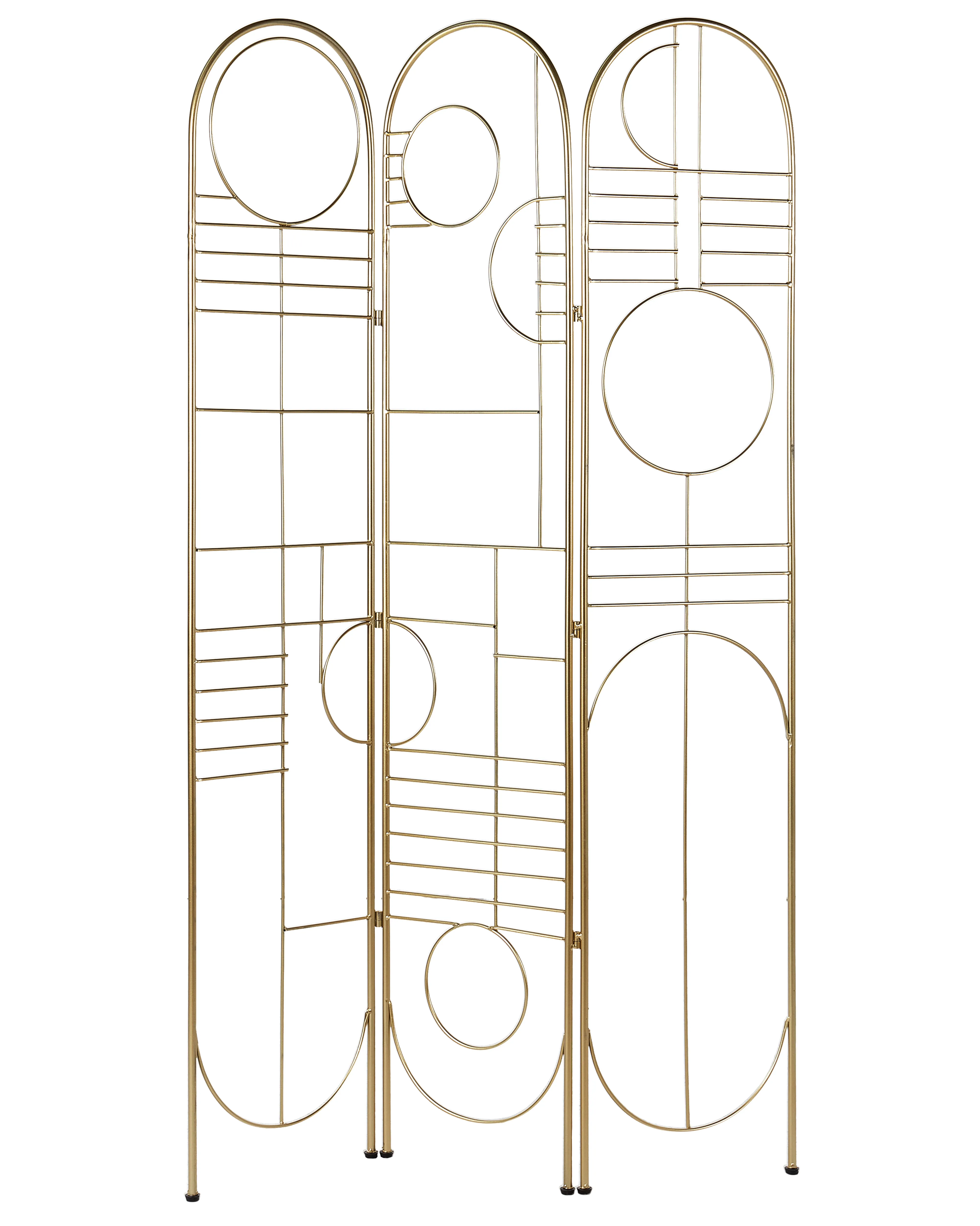Roomdivider met 3 panelen TURANIA Goud 100 cm 170 cm