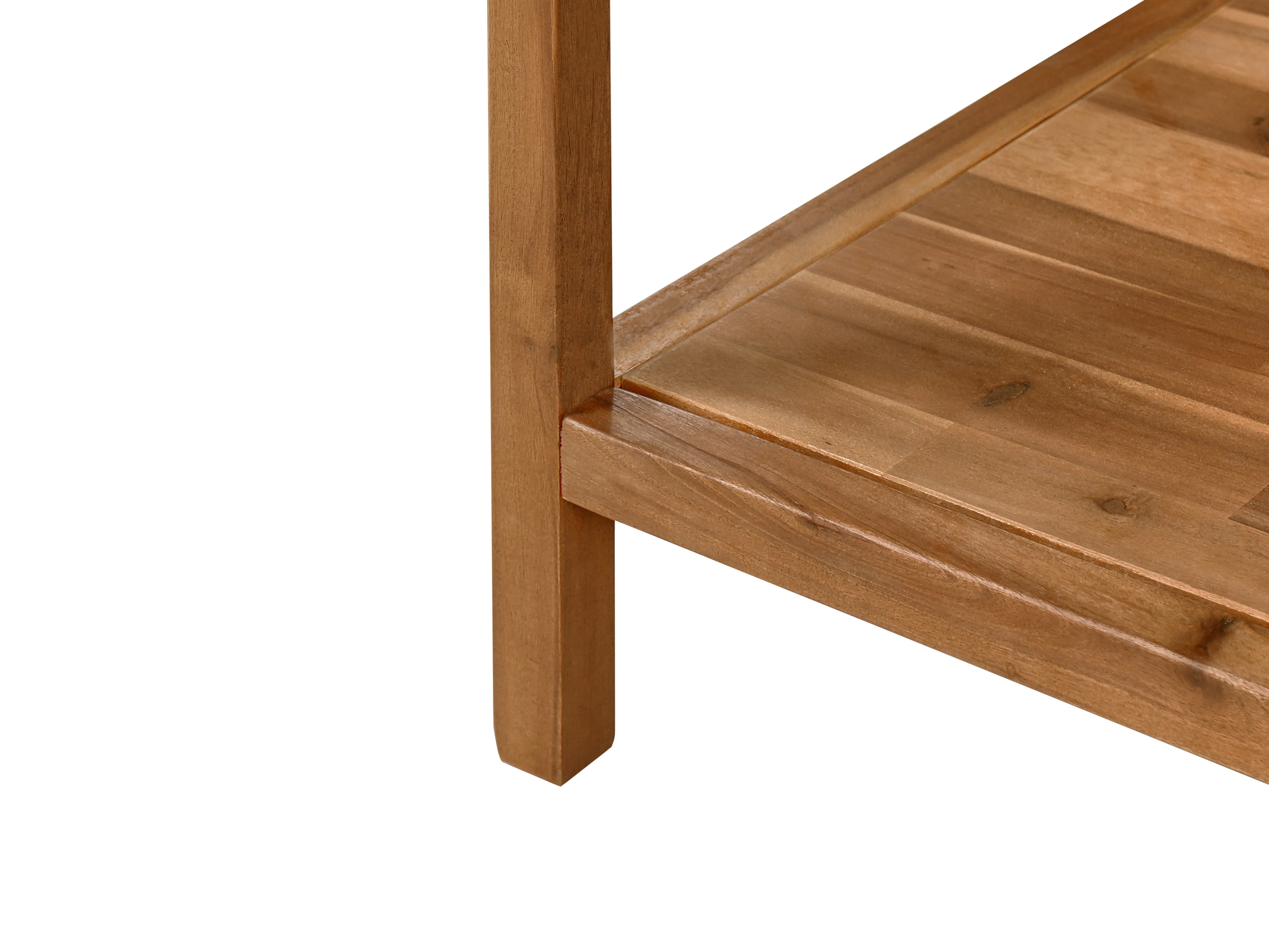 Tuin keukenset 3-delig met spoelbak VENOSA Acaciahout Bruin/zilver