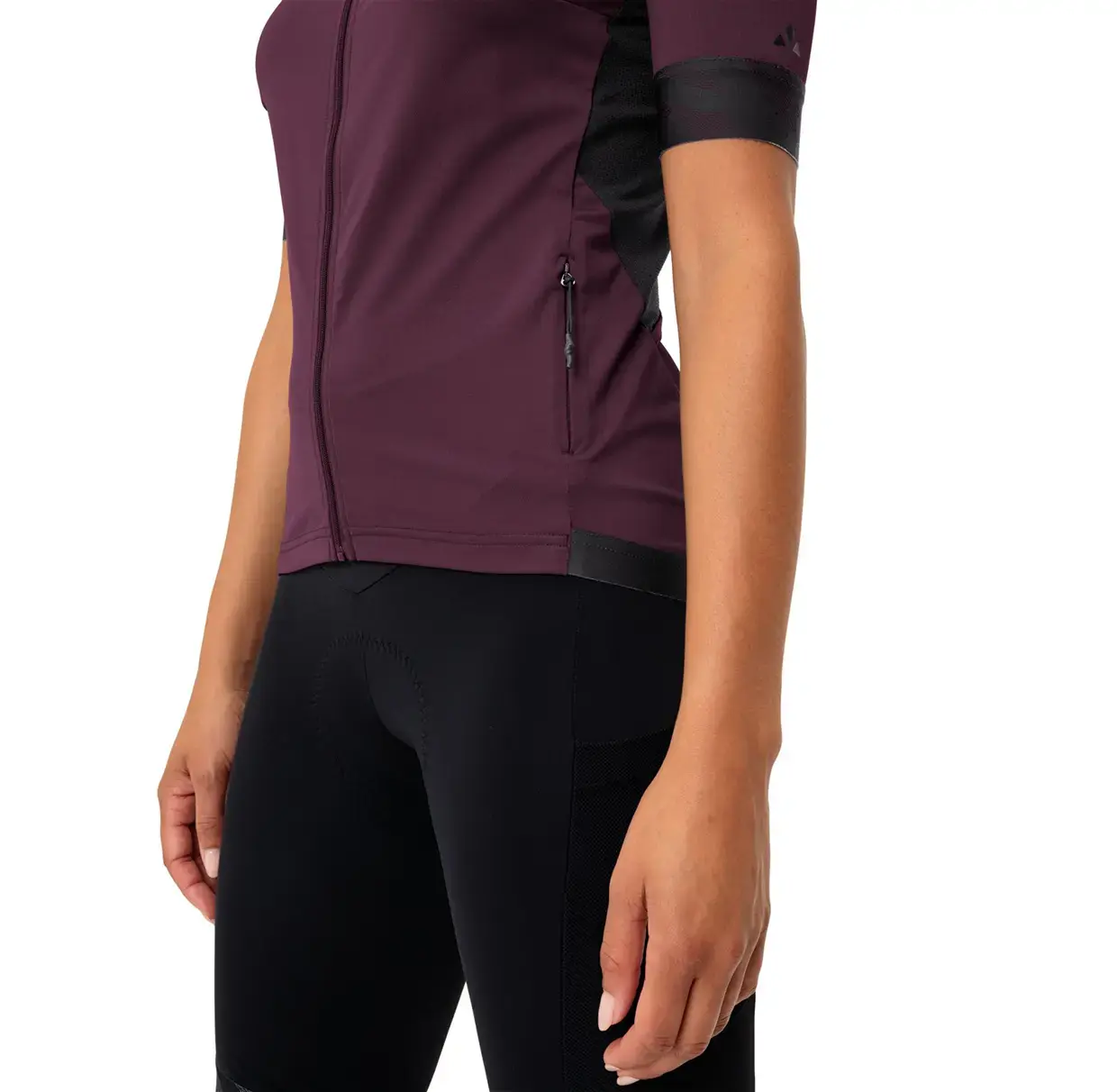 VAUDE Kuro II FZ Fietsshirt Korte Mouwen Paars Dames