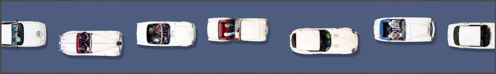 white car by Bernhard Schmerl - Limited Edition. Edition of: 100. Signed.