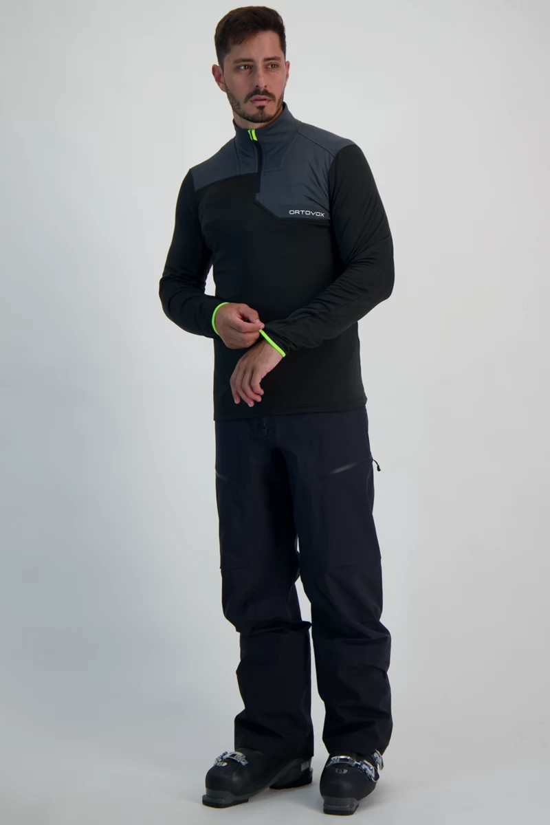 Ortovox Fleece Light Zip Neck Herren Midlayer