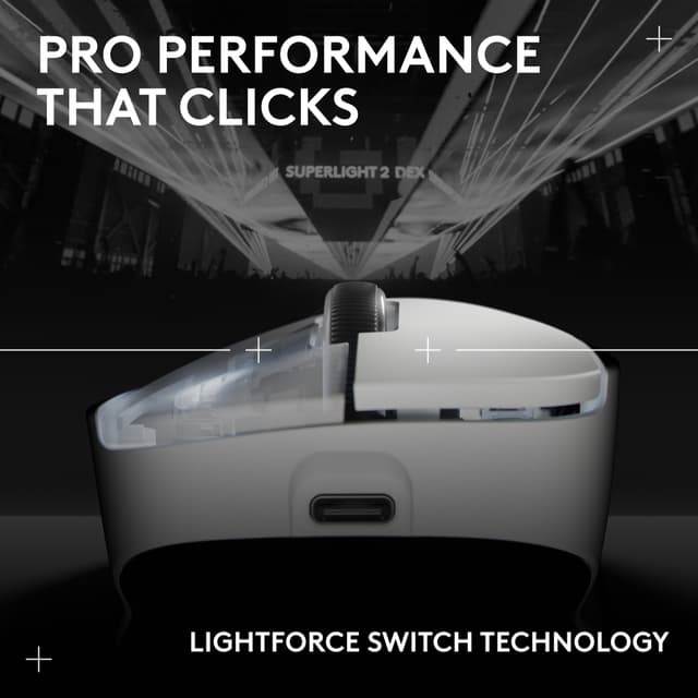 Logitech G Pro X Superlight 2 DEX gaming-mus