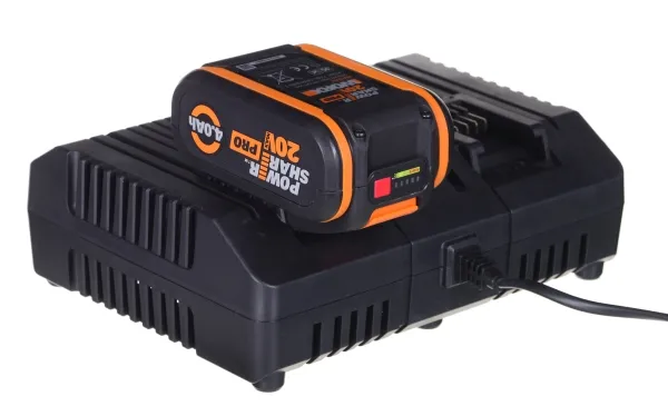WORX WG749E, Skubbe plæneklipper, 46 cm, 2 cm, 8 cm, 55 L, Batteri