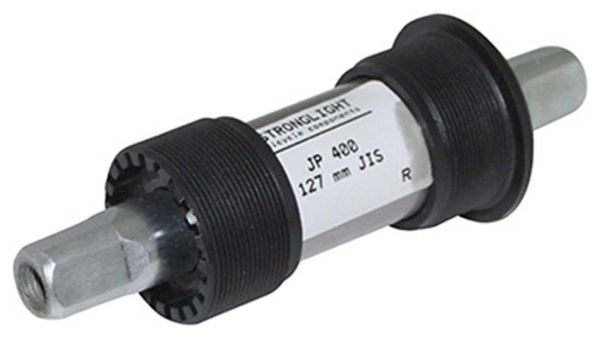 BOITIER PEDALIER STRONGLIGHT CARRE JP400 CUVETTES PLASTIQUES 127mm FILETAGE ANGLAIS - BSC - 1 37x24