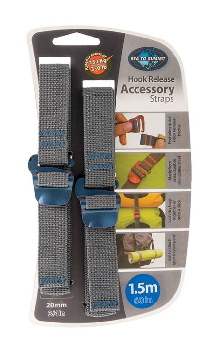 Accessory Strap w/Hook 20mm 1,5m pakremme 2 stk.