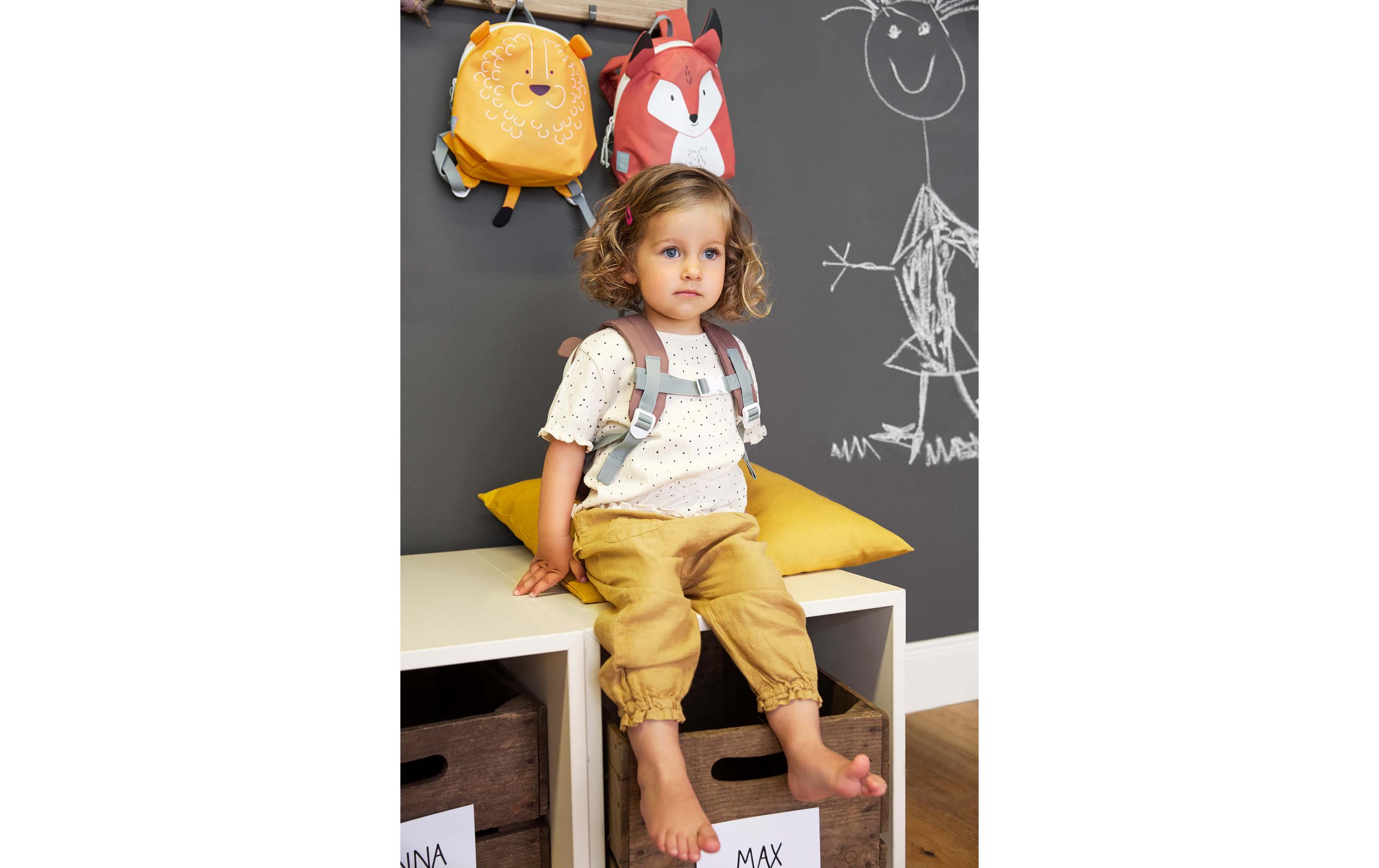 Rucksack Tiny-Löwe, GelbKindergartenrucksack
