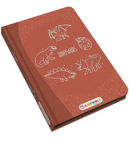 Kidywolf LCD-Zeichenbrett m. 30 Motive - Kidydraw-Mini - Dinosau
