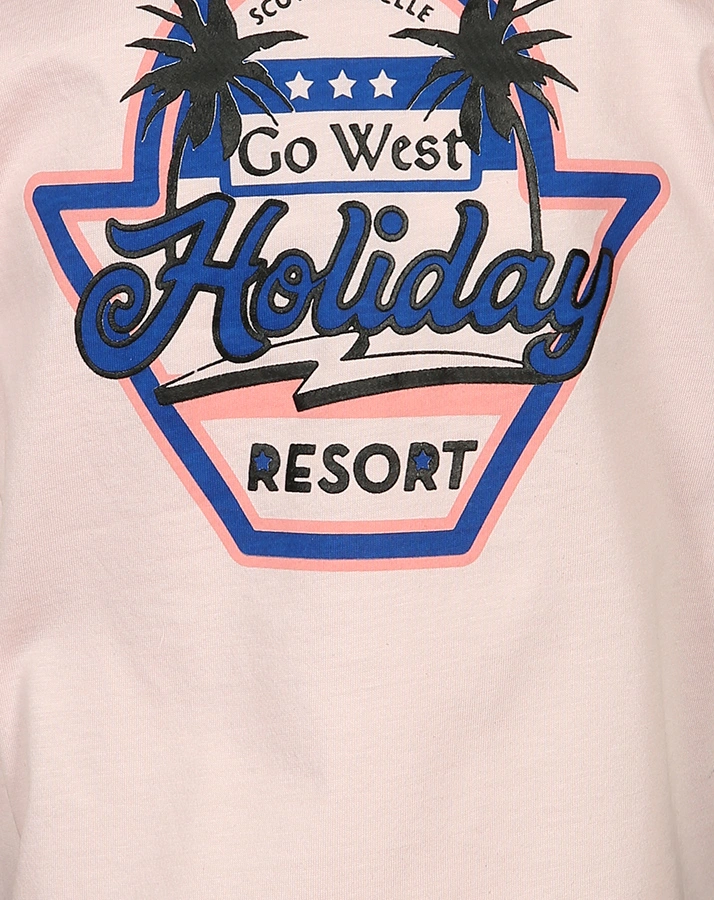 T-Shirt RESORT in hellrosa