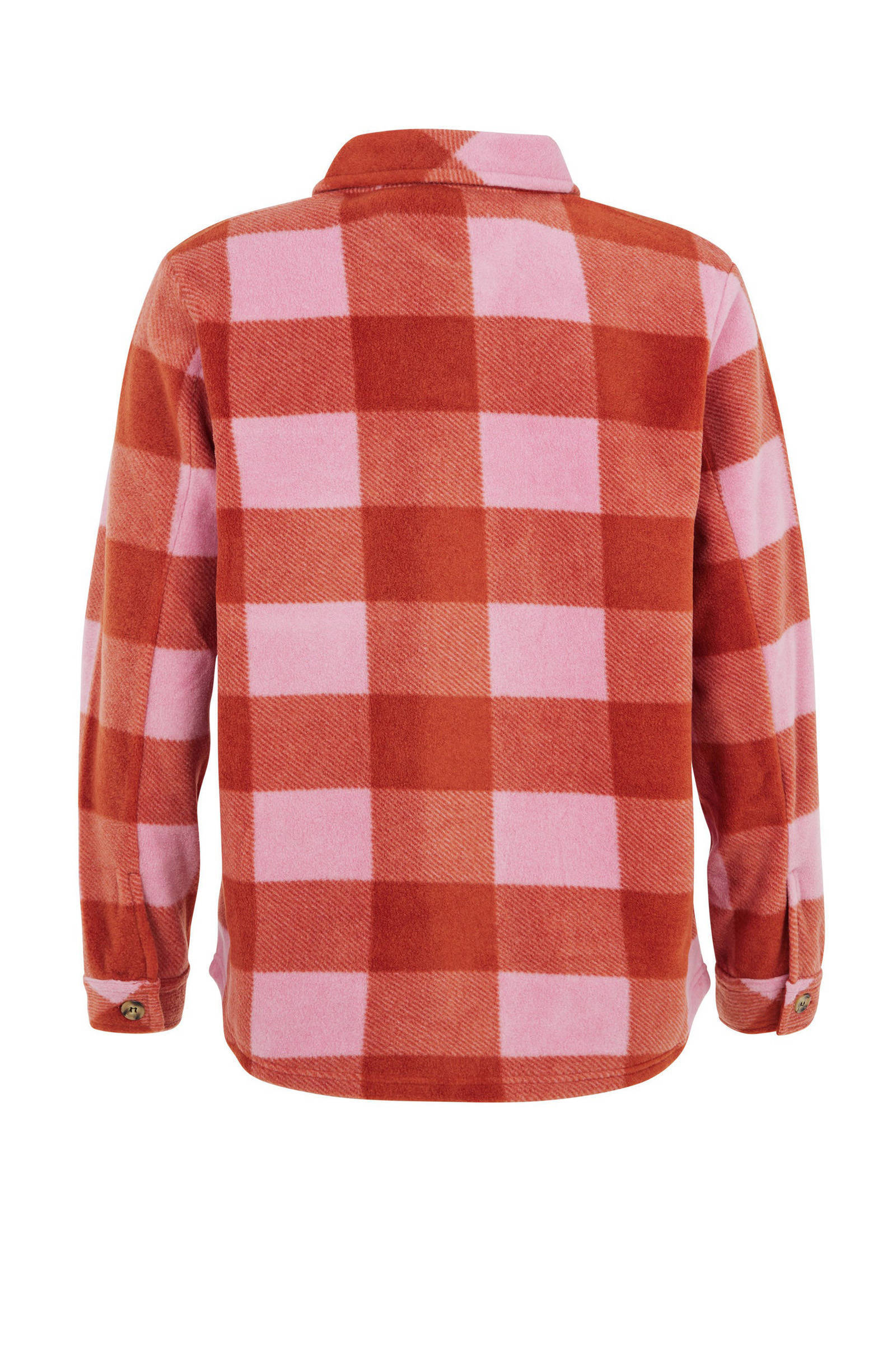 Protest fleece shacket Prtcelestah rood/roze
