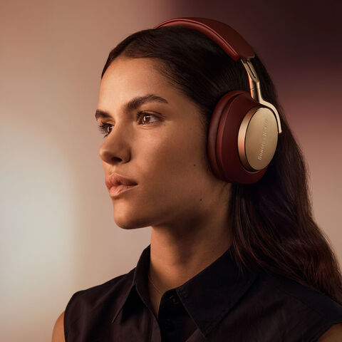Bowers & Wilkins PX8 – draadloze over-ear koptelefoon met ANC Royal Burgundy