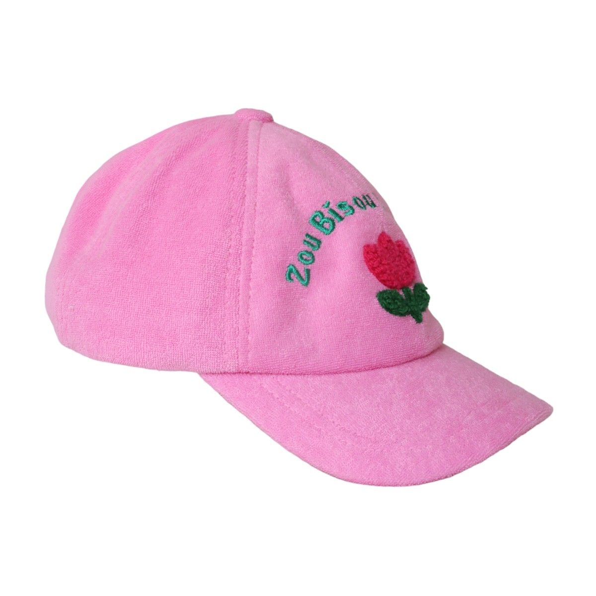 Casquette adulte rose éponge Tulipes - Zou Bisou Bisou ! Le petit Souk