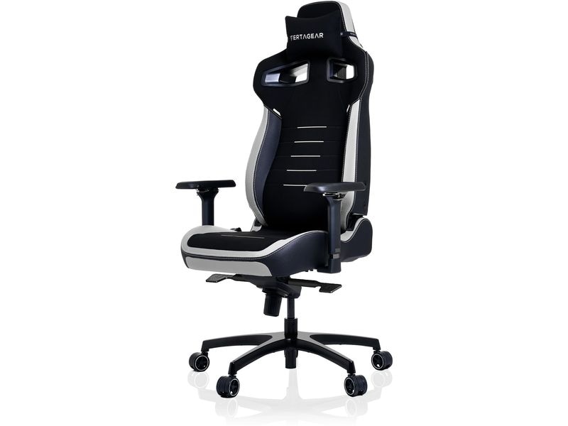 Vertagear Gaming-Stuhl PL4800 Schwarz/Weiss Gaming-Computerstuhl mit 163 kg Belastbarkeit