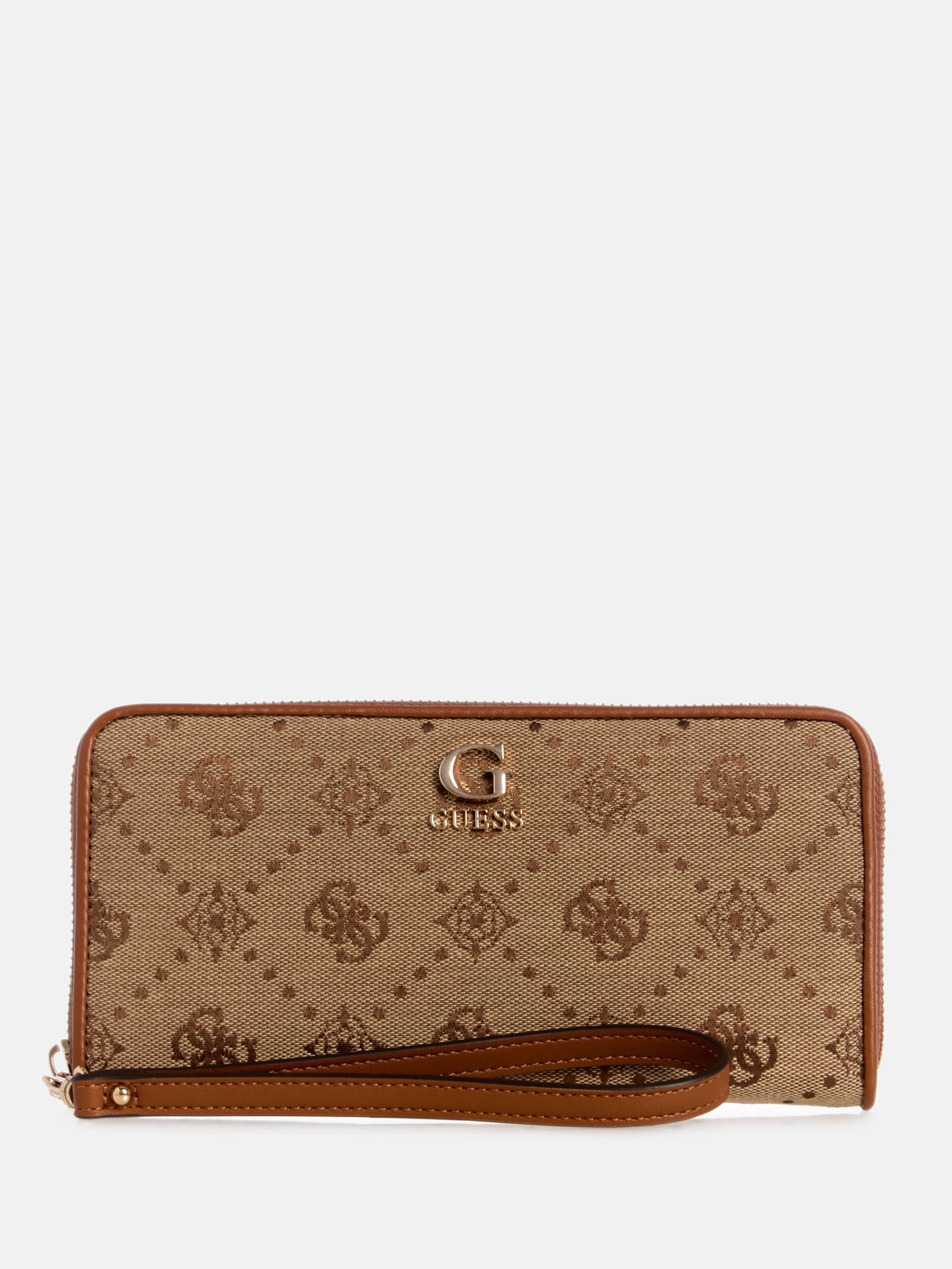 Carteira grande Neda com logotipo em jacquard
