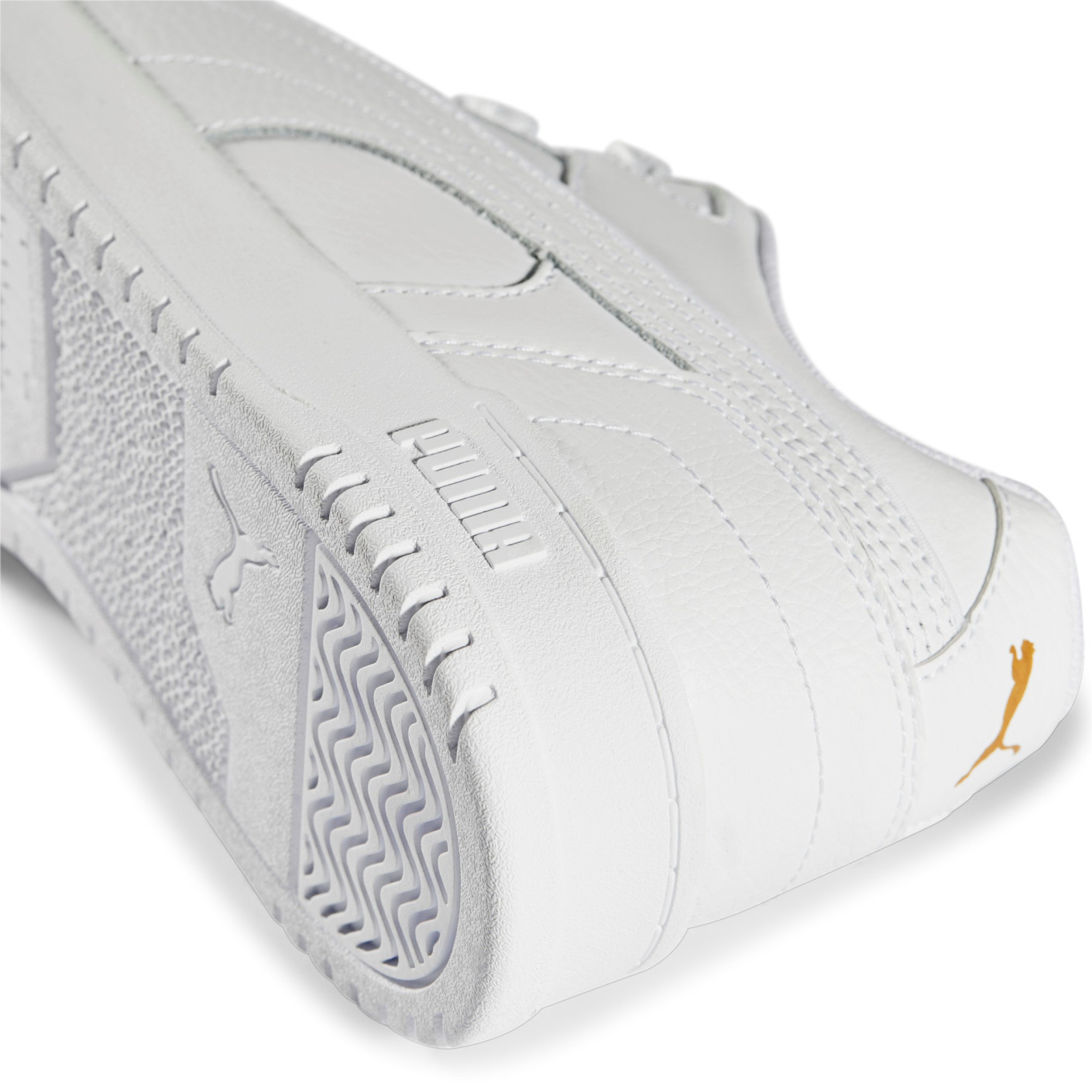 PUMA Rebound Game Low Sneakers Wit Goud