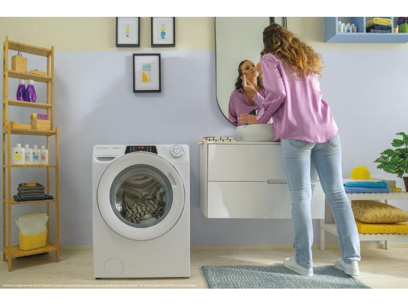 Candy Waschmaschine RO 1496DWMCT/1-S Links Frontlader mit 9 kg Ladekapazität