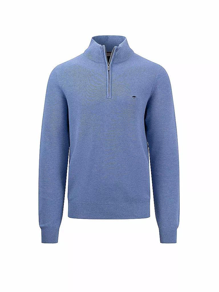 FYNCH HATTON Troyer Pullover hellblau
