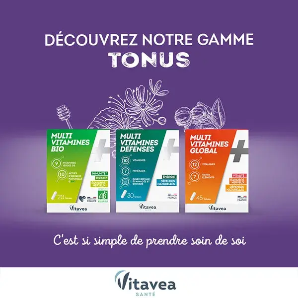 Vitavea Multivitaminas para Idosos: Energia, Visão e Memória - 30 cápsulas