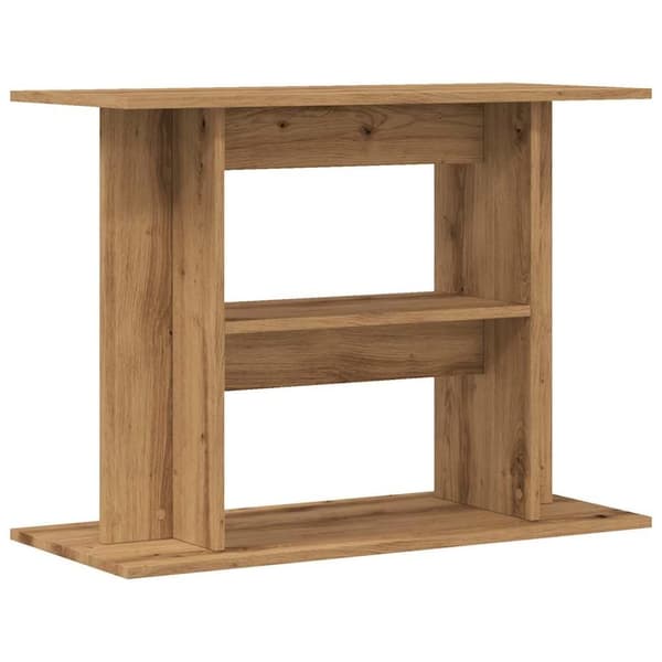 vidaXL Akvariumstativ artisan eik 80x35x60 cm konstruert tre