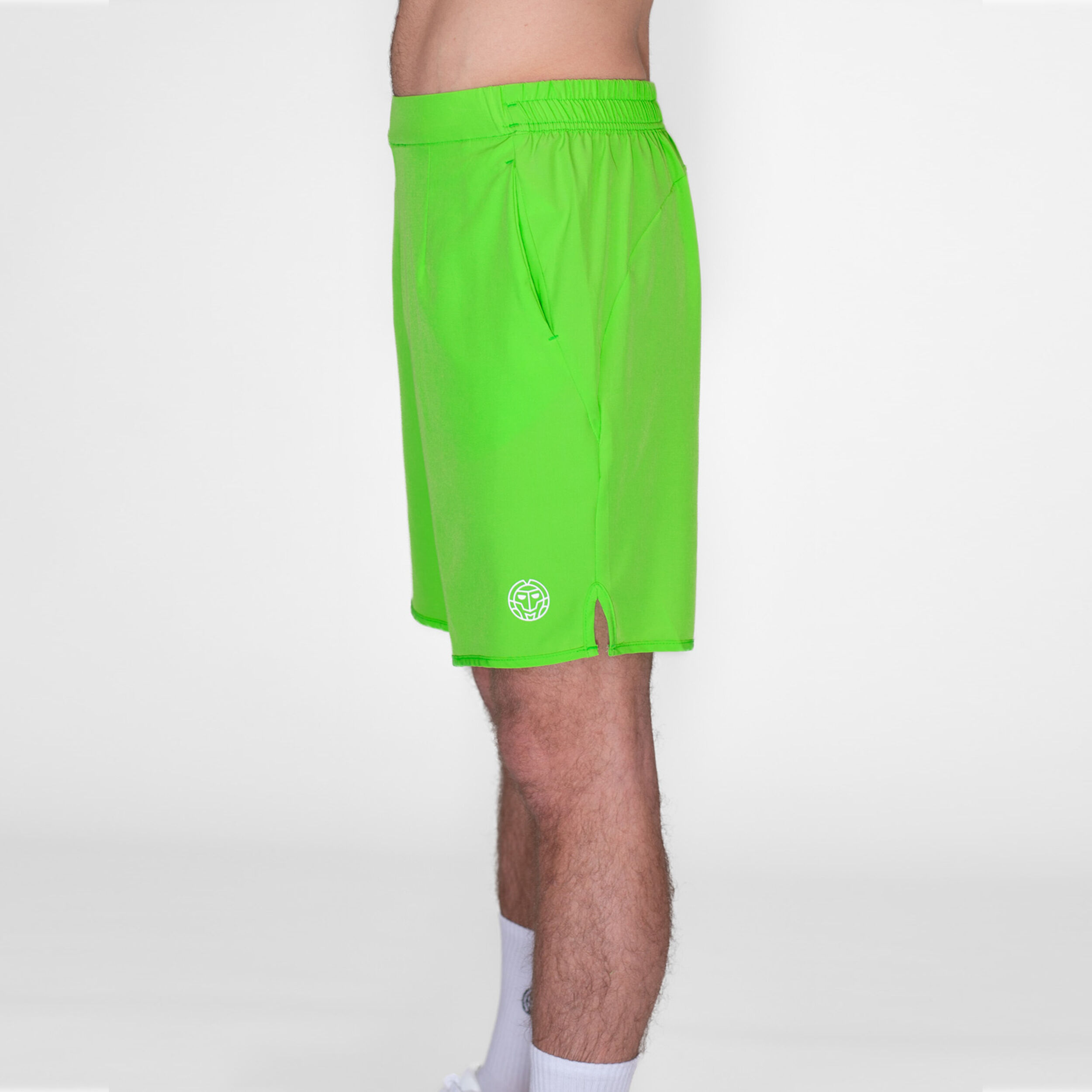 BIDI BADU Crew 9in Shorts Hommes - Vert Fluo