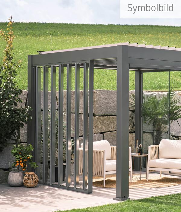 Biohort Lamellenseitenwand für Pergolen 2 m,