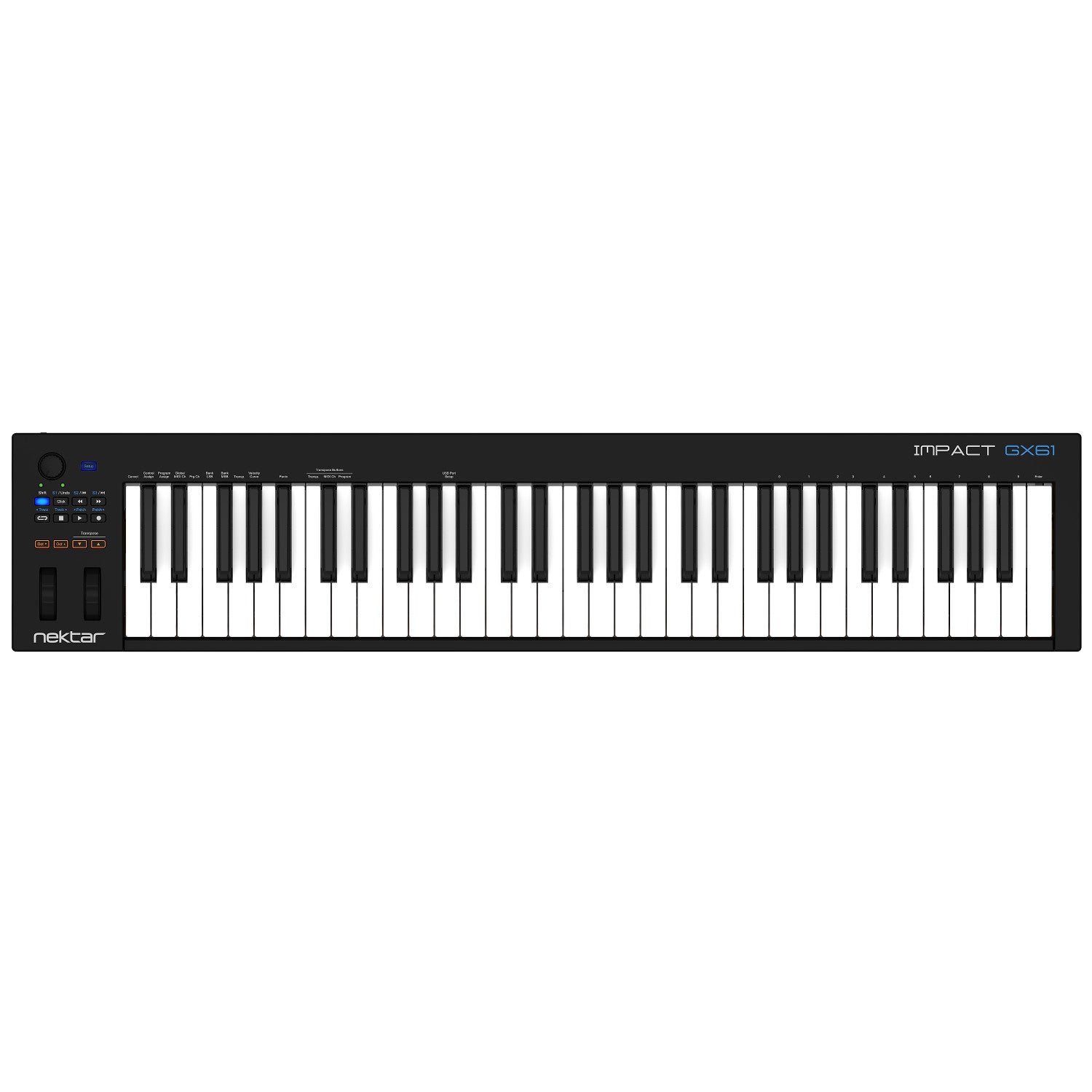 Nektar Impact GX61 USB/MIDI-keyboard 61 toetsen