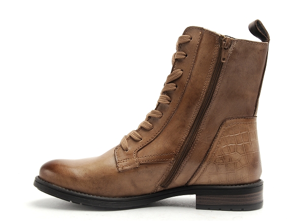 Bugatti boots bottine plates femme 411 5693w 4100 ronja beige