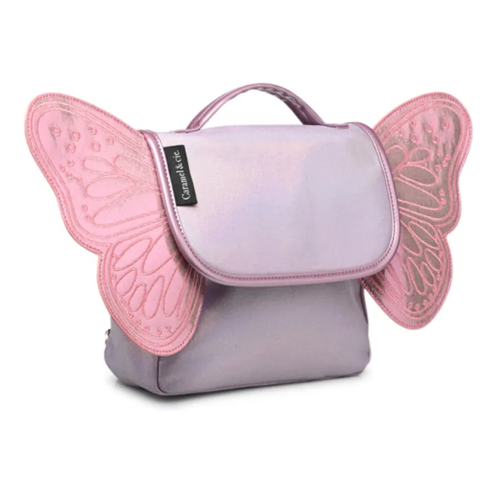 Caramel & Cie Cartable Papillon Irisé | Violet