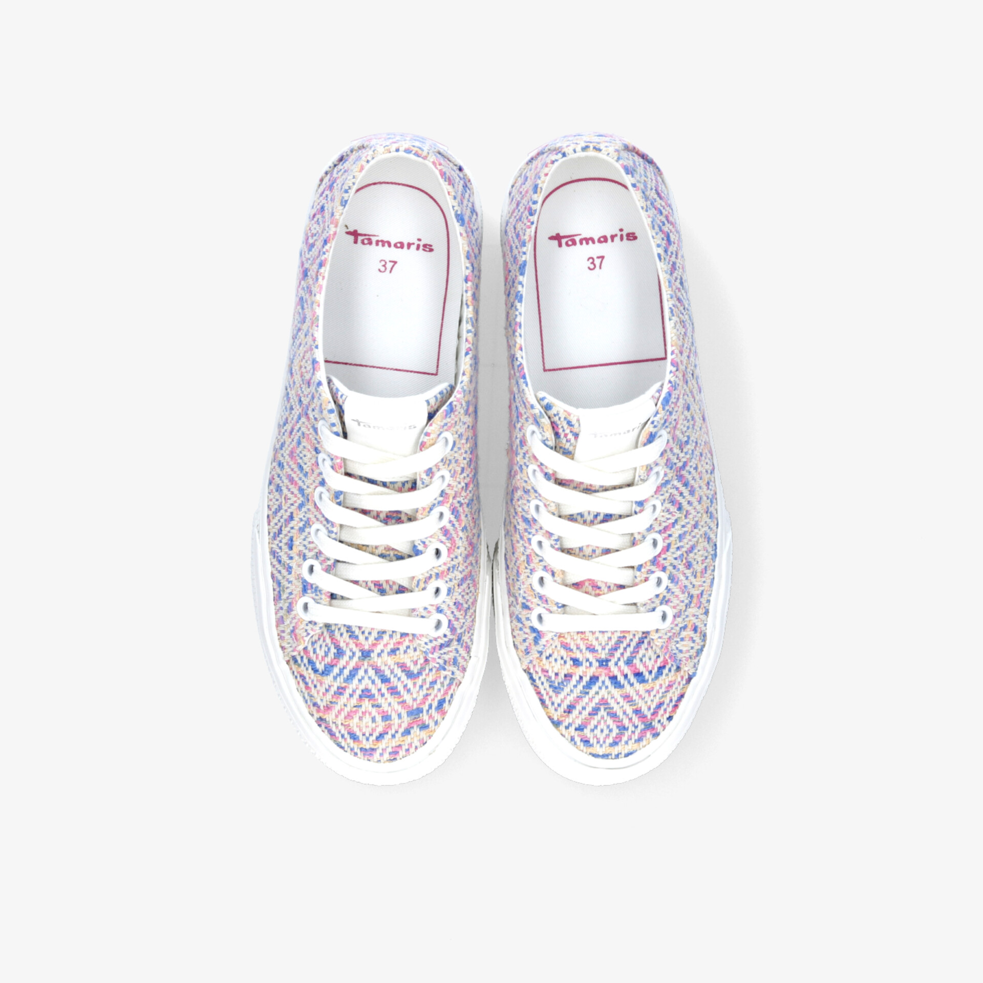 Tamaris Damen Plateau Sneaker mehrfarbig
