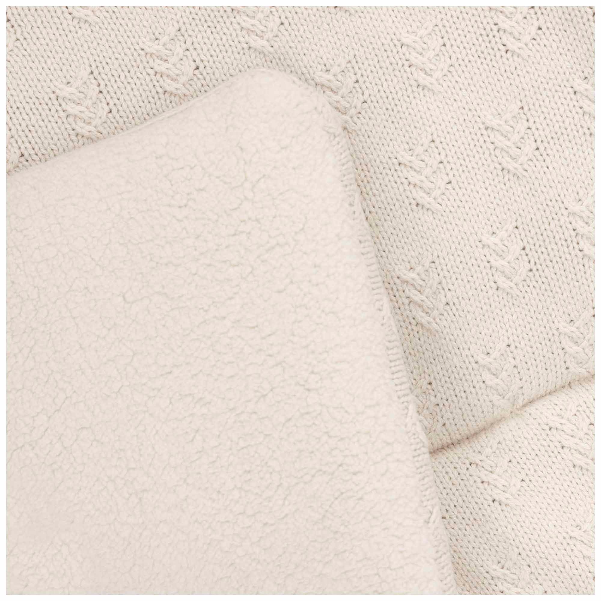Jollein boxkleed grain knit beige