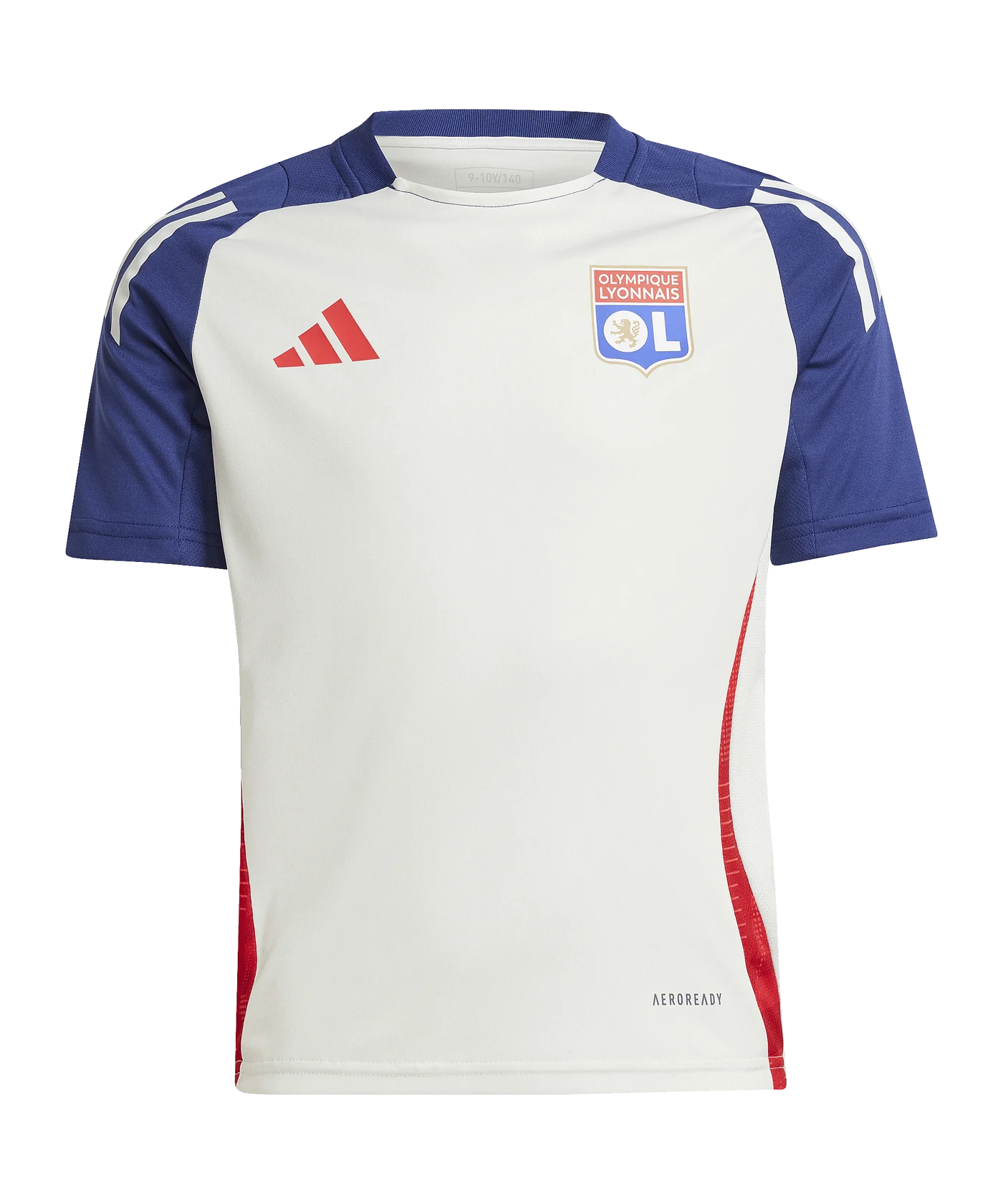 adidas Olympique Lyon Trainingsshirt Kids Weiss