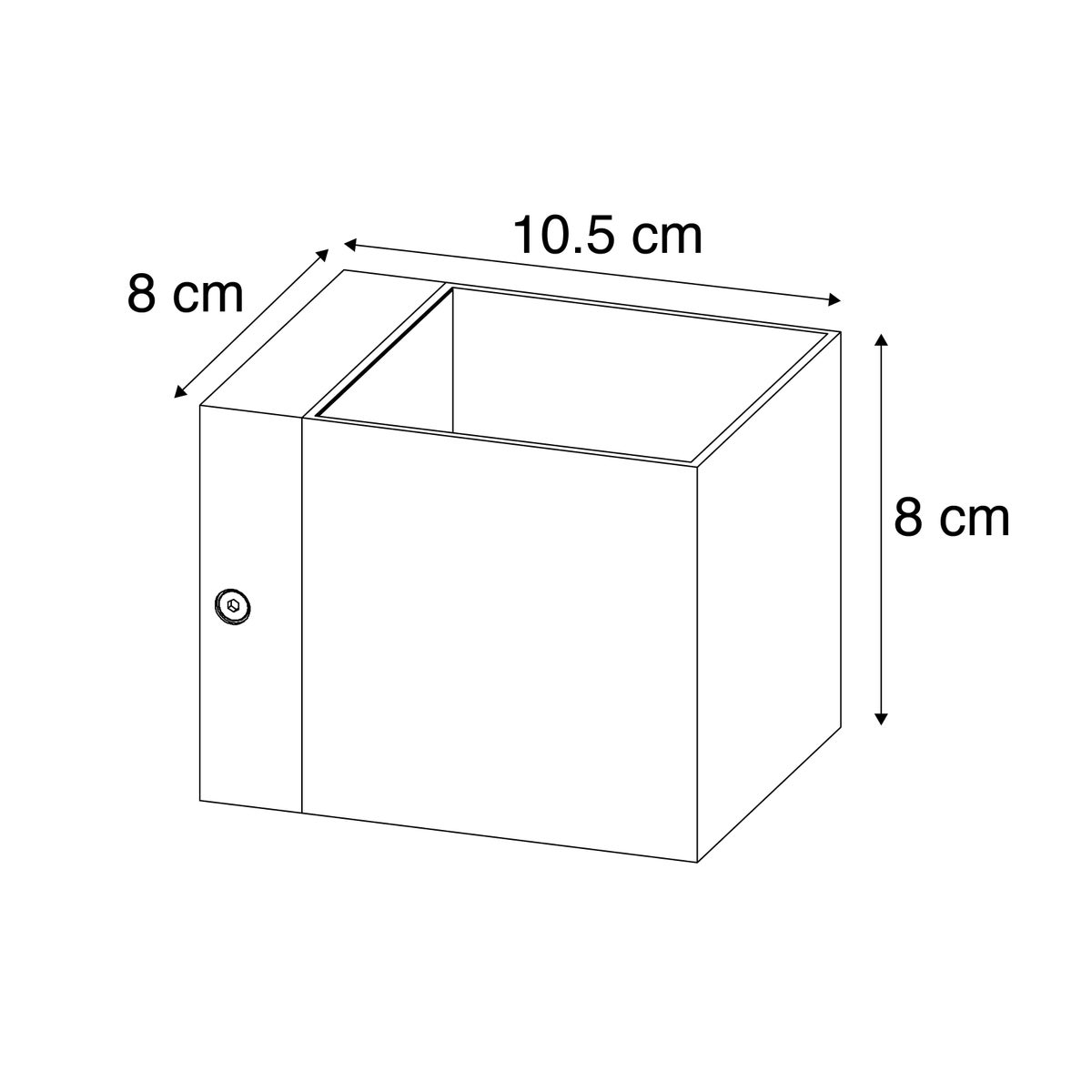 Moderne wandlamp, goud - Transfer