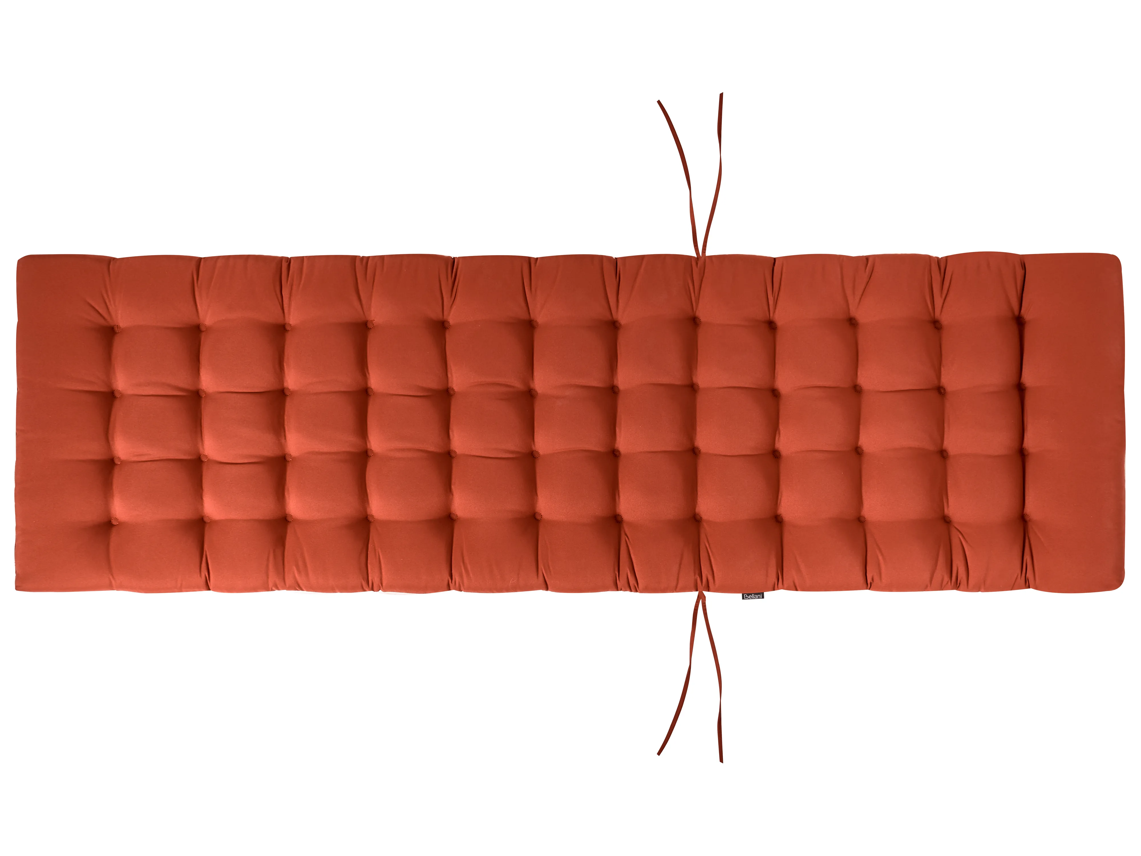 Ligstoel met kussen CESANA PREMIUM Acaciahout Rood