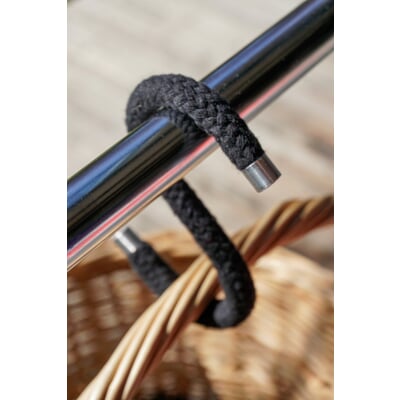 Kleiderhaken Rope Hook, Schwarz