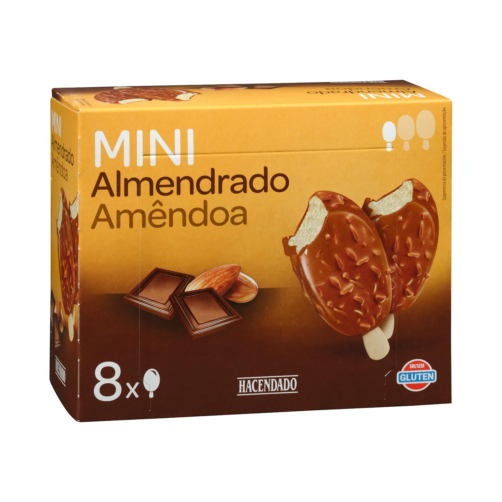 Mini glace au chocolat et aux amandes Hacendado