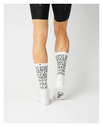 Chaussettes Fingerscrossed Classic Movement No It'S Not Blanc