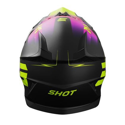 Casque cross Shot PULSE - X-TREM 2025 - Bleu / Jaune