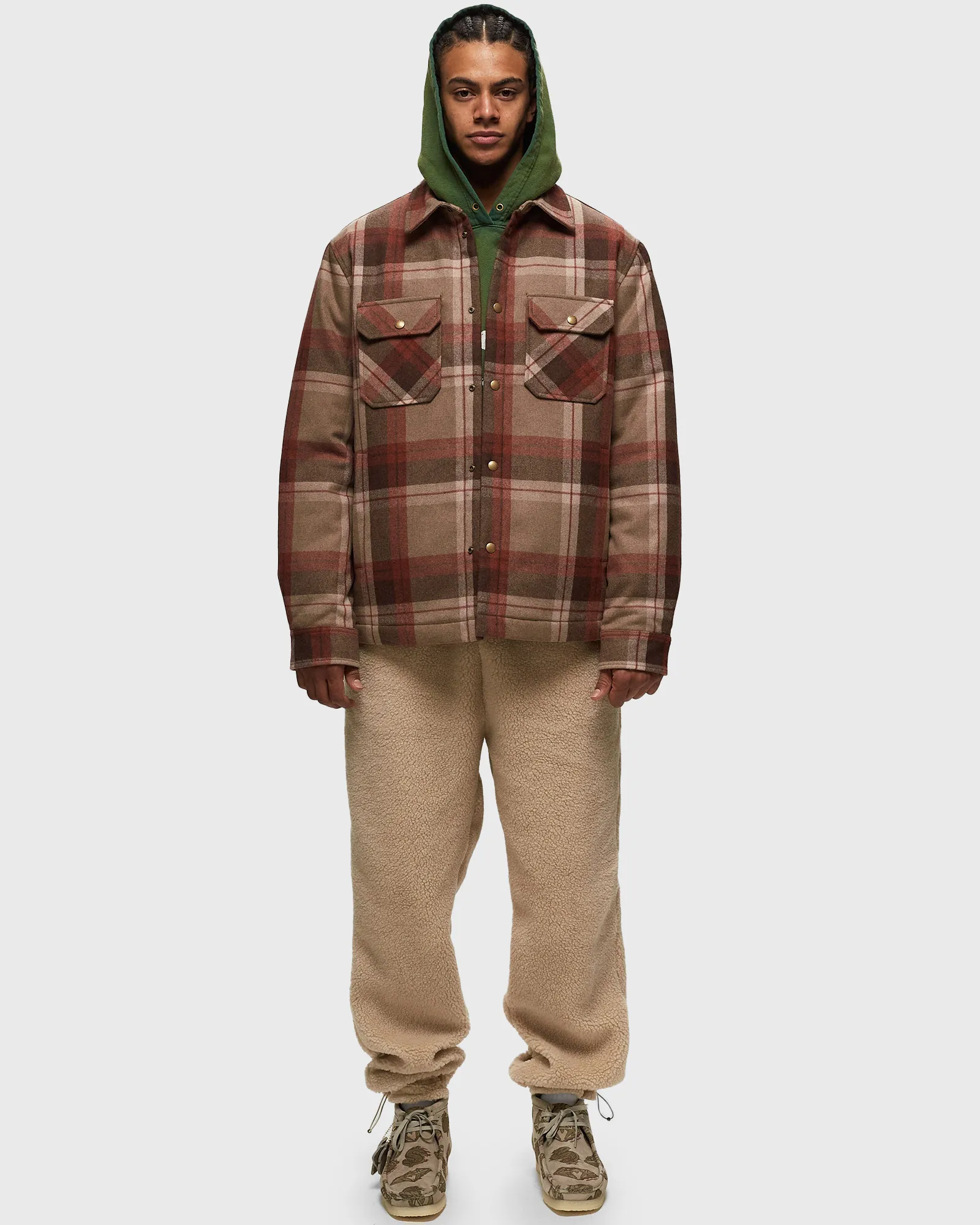 One of these Days One of These Days x Woolrich FLANNEL OVERSHIRT