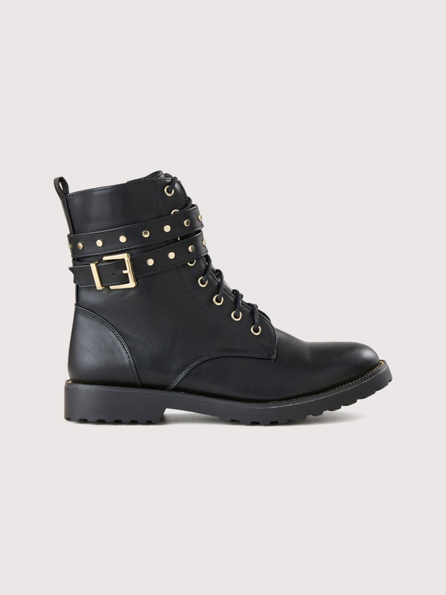 Bottines détail boucles